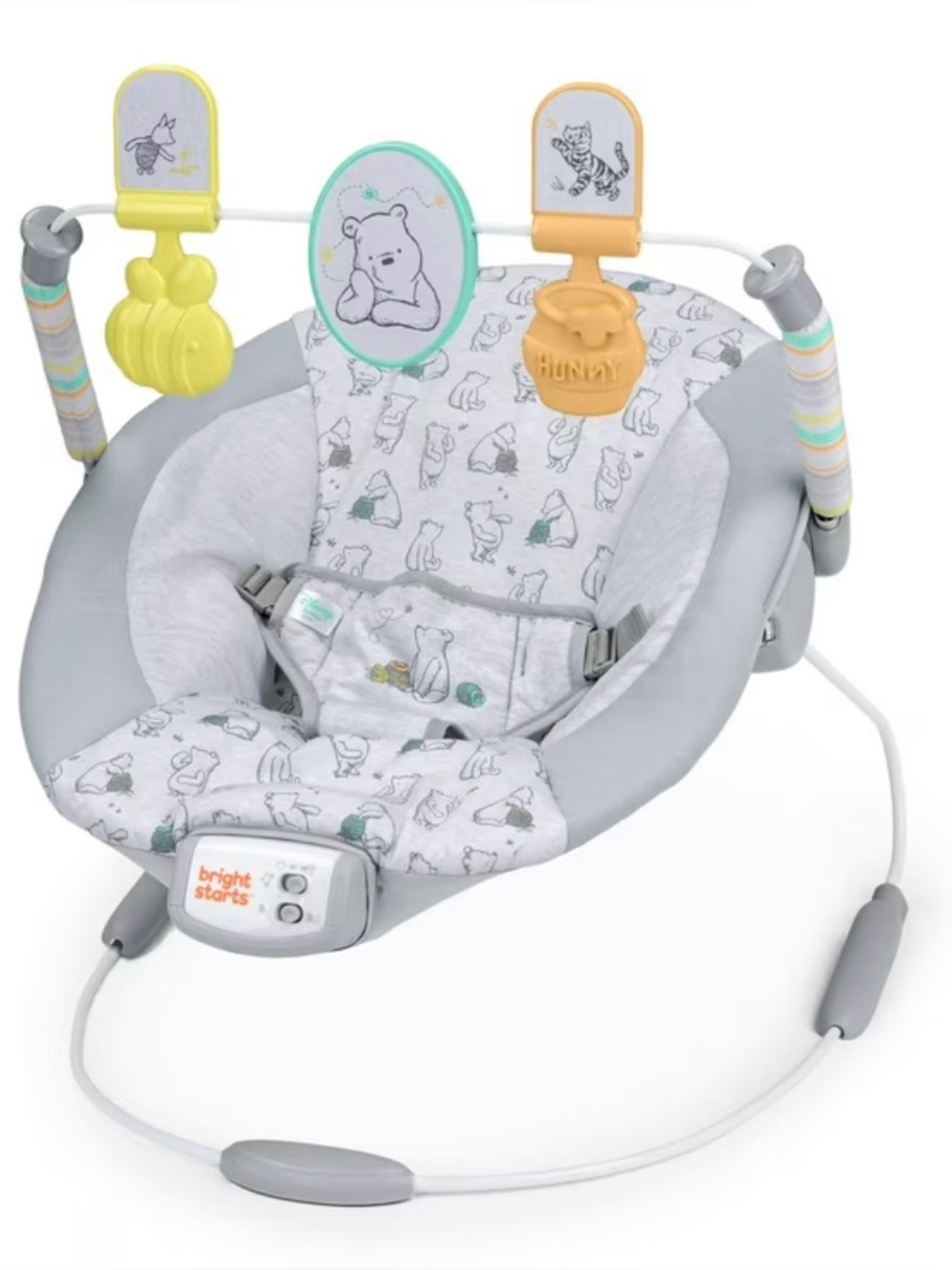 Winnie the Pooh Baby Bouncer with Toy Bar